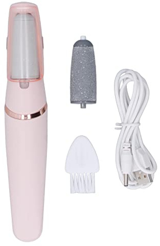 Electric Foot Grinder Callus Remover 2 Speed Levels USB Rechargeable Ergonomic Design Foot Sander for Smoothing Dead Skin on Heels Toes and Balls of Feet