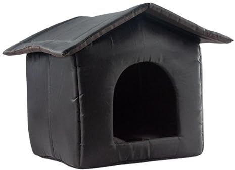 lmoikesz Casa para Mascotas al Aire Libre Que Ofrece Refugio para Perros y Gatos callejeros en Condiciones climáticas Adversas. Refugio para Mascotas al Aire Libre. Hay Muchos