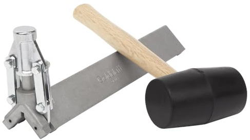 Goldblatt G15813 Corner Clincher and Mallet,Black