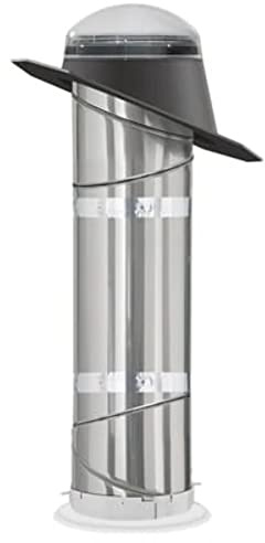 Velux TMR 014 0000 Sun Tunnel, 14 Tubular Skylight Acrylic Dome w/Pitched Flashing & Rigid Tunnel