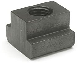 Ganter Normelemente Dadi per scanalature a T, DIN 508-14-M10-10, classe di resistenza 10, bruniti, 5 pezzi