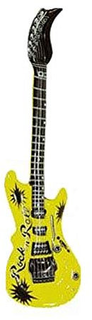 Pohly - Chitarra gonfiabile, ca. 100 cm, con colori assortiti (giallo)