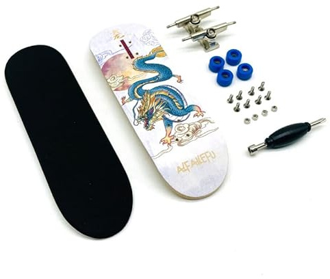 Pro greppbräda komplett 30 mm skateboard mini liten handskridskor professionell fingerbräda, fullt trä lönnhjul med lager för barn (B5)