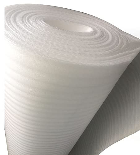 HARICSET Foglio di Alluminio Isolamento Anticalpestio Sottopavimento per Laminato Spessore 2 mm di Isolamento Acustico da Calpestio Isolamento del Pavimento per Parquet Laminato(Size:1 * 35m)