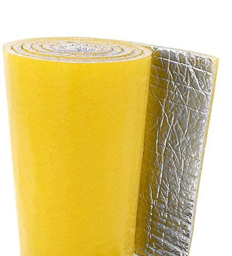 Aislante térmico reflexivo AUTOADHESIVO 100% aluminio POR METROS (ancho 60cm). Radiadores, caravanas, furgonetas, trasteros, persianas, portales