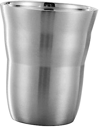 VILLCASE Tasse à Café Espresso De Camping Acier Inoxydable Tasse à Eau Portable Gobelet à Café