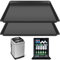 VANPET 22'' x 21'' Mini Fridge Drip Pan, Large Drip Tray, Multi-purpose, Chemical-Resistant Plastic, 22x21 Size
