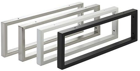 SOTECH Console de lavabo WK500 mm acier inox poli Support de lavabo design Console murale stable Lavabo sous plan mural