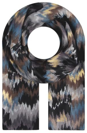 Majea Halstücher Damen Tuch Kopftuch Halstuch Schal Damen-Schal Tücher Damen Stola (880030) (schwarz 52)