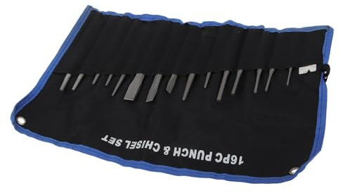lyrlody Lot de 16 burins à grains centrés - Centre, conique, jauge à froid, poinçonnage, alignement, mécanicien, poinçonnage, mécanicien, poinçonnage, mécanicien, burins pour écrous simples et