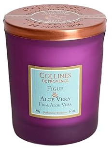 Bougie Parfumée 180g Figue & Aloe Vera Collines de Provence