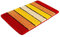 PANA® Flauschige Hochflor Badematte (60 x 100 cm) • Badteppich aus weichen Mikrofasern • Badvorleger Mikrofaser • rutschfest und waschbar • Saugfähiger Duschvorleger • Farbe: Orange