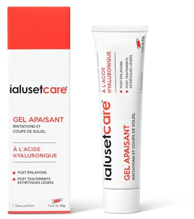IBSA Pharma - ialusetcare® - Gel Apaisant - Acide Hyaluronique - Irritations, coups de soleil, postépilations, post traitements esthétiques légers - Tube 25g - Cosmétique