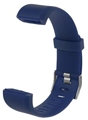 WE-HYTRE ID115 Plus Wrist Band Strap Replacement Silicone Watchband Smart Watch Bracelet Replacement Strap (Blue)