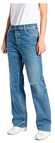 REPLAY Jaylie, Jeans Mujer, Azul (009 Azul Medio), 31W / 30L