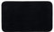 Gözze - Premium Rutschfester Badteppich, RIO, 100% Microfaser, 50 x 70 cm - Schwarz