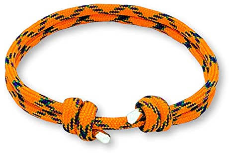 arana's Bracelet nautique pour femme, homme, garçon, fille | Couleur rose rouge violet noir jaune | Ornements en argent sterling | Bracelets marins faits à la main | Bracelets surfeurs corde paracord