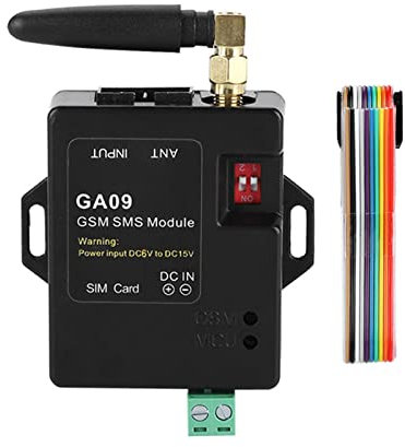 GSM Alarm System, Wireless Auto Dialer Alarm - 8 Channels Detection, SMS & Phone Alerts for Home, Industrial & Warehouse Security