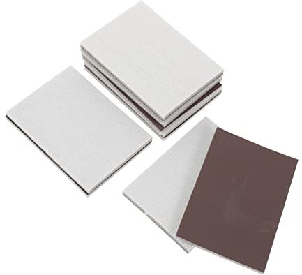 jojofuny Éponge De Ponçage 10 Pièces 10X7X0.5 Cm Papier À Poncer Bois Métal Verre Bloc De Polissage pour Petits Objets Montres Éponge Abrasive Polyvalente