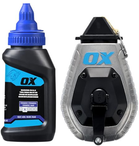 OX Pro 30m/100' Aluminum Chalk Reel Value Pack - Kevlar Bold Line / 6:1 Gear Ratio