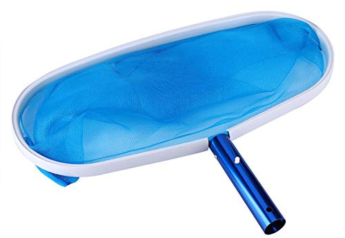 Tung pool blad rake fin mesh ram netto fiskdamm skimmer renare