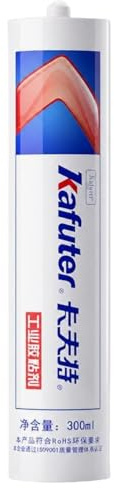 VIDOO Kafuter K-5204K 300ml Snabbtorkande RTV Lim, Vit 1.6 W/mK Termiskt Gränssnittsförening, Skruvlös Komponentförankring RTV Lim