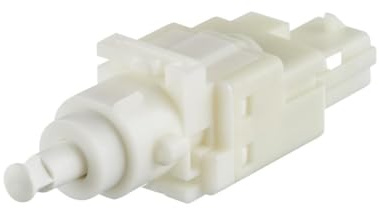 HELLA 6DD 008 622-721 Bromsljuskontakt - 12V - 2-polig - clips - Öppnare - elektrisk - Husets färg: vit