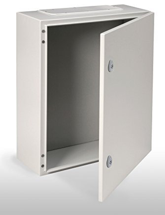 IDE gn806030/SP enveloppe mural métallique, iP66, RAL7035