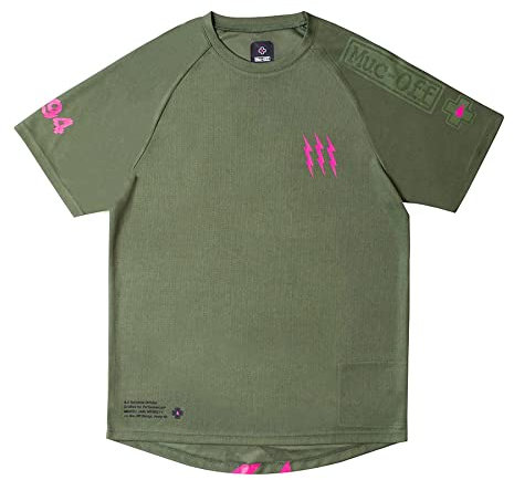 Muc-Off MTB-Jersey Kurzarm Riders Grün Gr. L