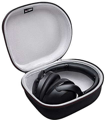 L LTGEM Headphone Case for Sennheiser, PHILIPS Fidelio L4, Awinnasey JBL Tune, JBL live, Soundcore Anker, Sony, Skullcandy, Bose, Beats - Hard Travel Protective Carrying Storage Bag - Grey