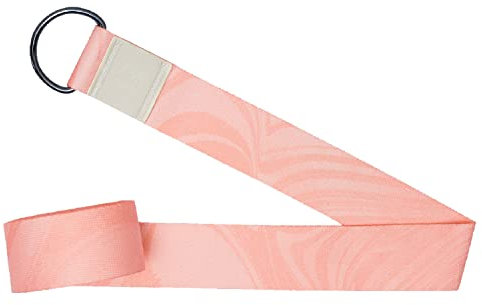 Yoga Design Lab 240cm Extra Long Colorful Eco Friendly Yoga Strap for More Intense Stretching Gym Exercises (Coral)