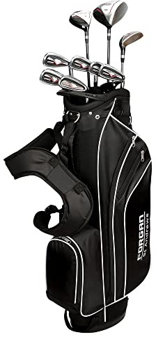 Forgan F100 Golf Clubs Set with Bag, Graphite/Steel, Mens Right Hand