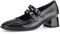 Gabor Damen Riemchen Pumps, Frauen Absatzschuhe,Best Fitting,Mary-Jane,Trachtenschuhe,festlich,Oktoberfest,Dirndl,schwarz (Lack),40 EU / 6.5 UK