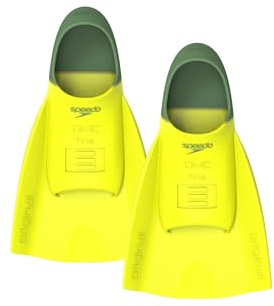 Speedo Adult Unisex DMC ORIGINAL Fin, Hyper Yellow/Olive, L