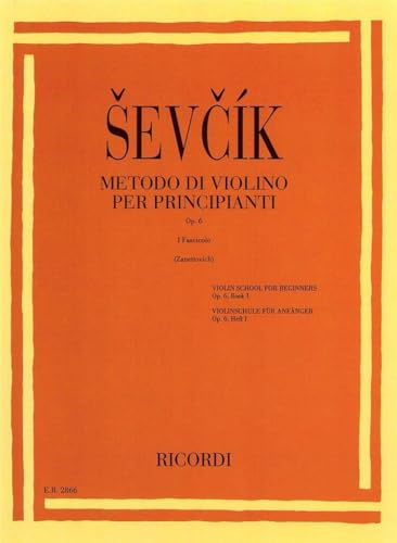 METODO DI VIOLINO PER PRINCIPIANTI OP. 6