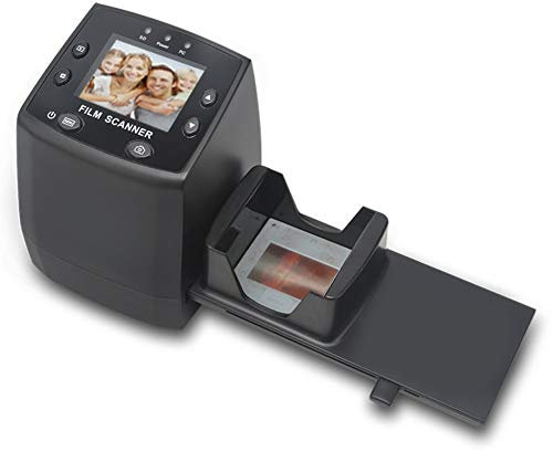 DIGITNOW ! 135 Film Negative Scanner High Resolution Slide Viewer,Convert 35Mm Film &Slide To Digital Jpeg Save Into Sd Card, With Slide Mounts Feeder No Computer/Software Required. M125
