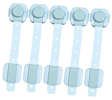 PARENCE - Blocco di protezione per bambini Premium Sicurezza migliorata, confezione da 8 fermi per armadietti per bambini/neonati, per cassetto, frigorifero