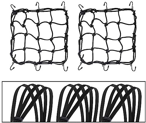 Pulpo Moto,Pulpos Elasticos,3 Piezas Cuerda Elastica Moto,2 Piezas Red Elastica Bicicleta,Cuerda Elástica con Gancho,Red Elástica Moto,Cuerdas Elasticas para Bicicleta Motocicleta Casco Equipaje