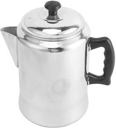 Akozon 3L Milk Tea Pot - Aluminum Batch Brew Teapot for Perfectly Brewed Tea & Coffee - Traditional Indian Chai Kettle - Ideal for Home & Commercial Use