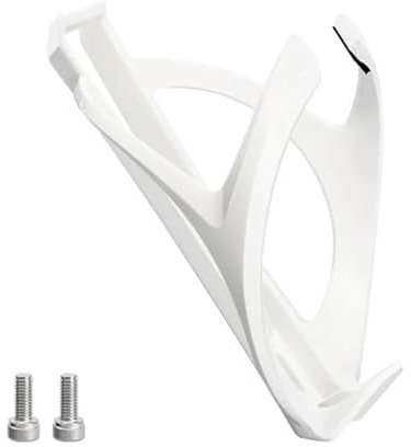 HESHUWEN Flaschenhalter Fahrrad Fahrrad-Flaschenhalter mit Schrauben, leicht, for MTB, Rennrad, Getränkehalter for Outdoor-Sport, Fahrradzubehör Fahrrad Flaschenhalter(White)