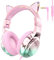 JYPS Auriculares Niños, Metálico Cascos Niña, Shareport, 85/94dBA Volumen Limitado, con Jack de 3,5 mm, Auriculares Infantiles con Cable Plegables para Tableta/Kindle Fire