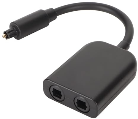 Sunydog Optisk Splitter 1 in 2 Ut Högkvalitativ Ljudkonverterare för One S DVD CD, Ansluter Digitala Källor, 1 Enhet
