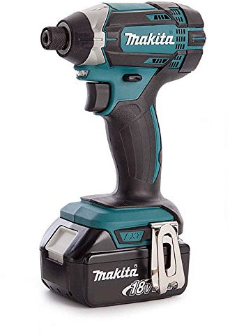 Makita DTD152ZBL1850 DTD152Z LXT 18v Impact Driver Body with 1 x 5Ah Battery, 18 V Blue/Black