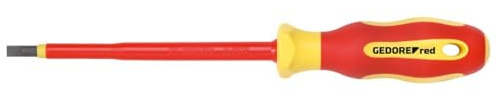 Gedore Red VDE - Cacciavite per viti a taglio, larghezza lama 2,5 mm
