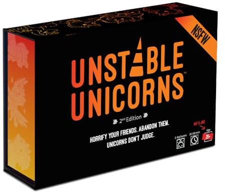 Unstable Games - Unstable Unicorns NSFW kortspel - Ett strategiskt kortspel och festspel för vuxna, med dryckesregler tillgängliga (för åldrar 21+).