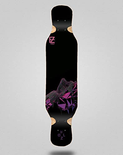 Holz Skateboard Longboard Deck 46 x 10 Critical Fusion