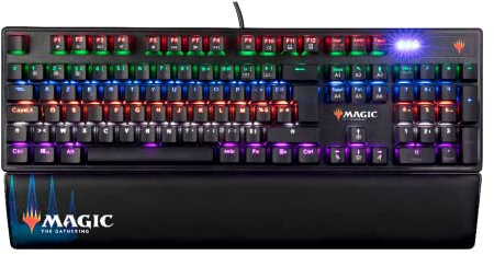 Konix Magic The Gathering Kabelgebundene mechanische Gaming-Tastatur AZERTY - Anti-Ghosting - 20 Lichteffekte - 1,7 m Kabel