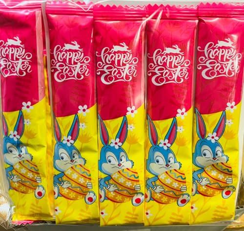 OYOY Osterhasen am Stiel I 25x 15g I Schokolollies Osterhase I Osterschokolade I Osterkorb Schokolade (MHD 31.01.2026)