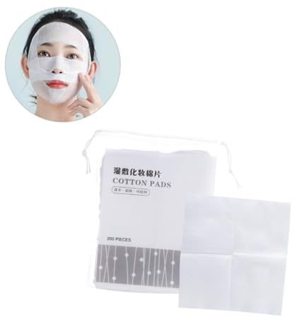 OFFIGAM Stretchable Makeup Cotton Pads 100-piece Set Hypoallergenic Facial Cleansing Pads for Women Soft Absorbent Skin Care Wipes for Makeup Removal and Hydrating Facial Masks