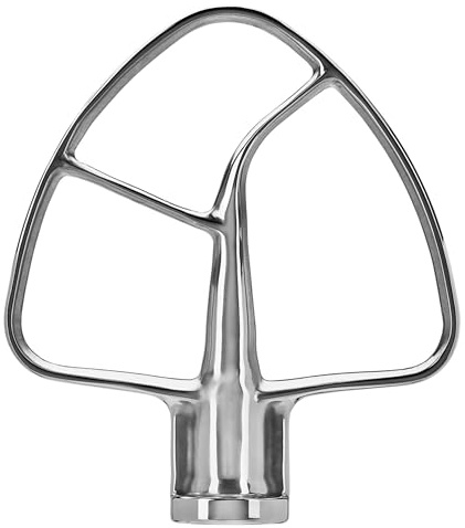KitchenAid Flat Beater Accessory for 4.5-5 Qt Tilt Head Stand Mixers, KSM5THFBSS, Stainless Steel